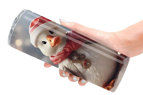 Tumbler Wrap Goose Christmas Sublimation artnoy 