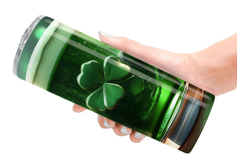 Tumbler Wrap Green Beer Patrick's Day Sublimation artnoy 