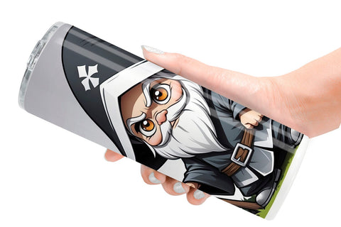 Tumbler Wrap Grim Reaper Gnome Sublimation artnoy 