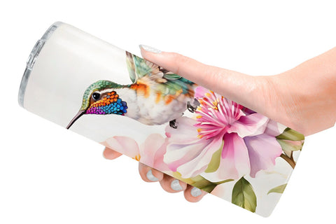 Tumbler Wrap Hummingbird Summer Sublimation artnoy 