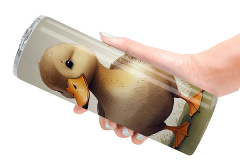 Tumbler Wrap Illustration Duck Sublimation artnoy 