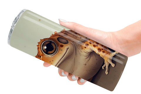 Tumbler Wrap Illustration Frog Sublimation artnoy 