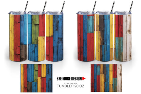 Tumbler Wrap Juneteenth Wood Texture Sublimation artnoy 