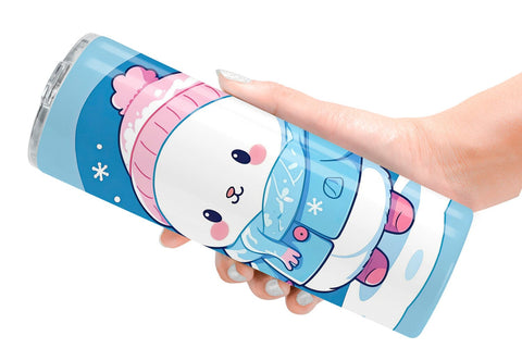 Tumbler Wrap Kawaii Winter Sublimation artnoy 