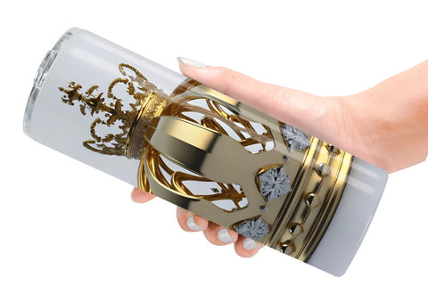 Tumbler Wrap King Crown Gold Sublimation artnoy 