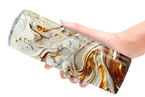 Tumbler Wrap Luxury Fluid Marble Sublimation artnoy 