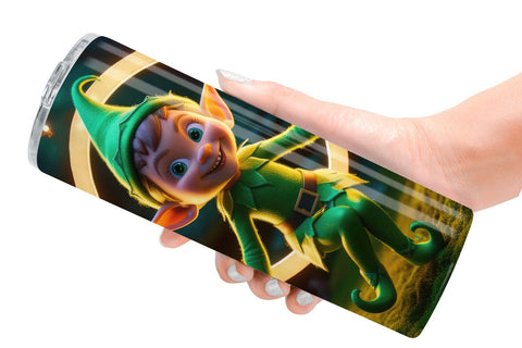 Tumbler Wrap Mischievous Elf Sublimation artnoy 