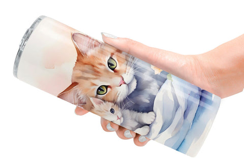 Tumbler Wrap Mothers Day Cat Sublimation artnoy 