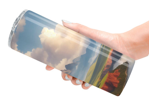 Tumbler Wrap Mountain Landscape Sublimation artnoy 