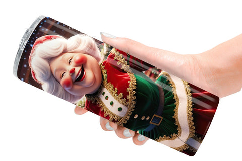 Tumbler Wrap Mrs. Santa Claus Sublimation artnoy 