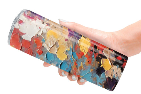 Tumbler Wrap Multicolor Painting Sublimation artnoy 