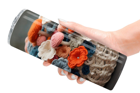 Tumbler Wrap Mushromm Embroidery Sublimation artnoy 