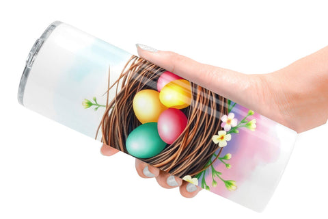 Tumbler Wrap Nests with Eggs Sublimation artnoy 