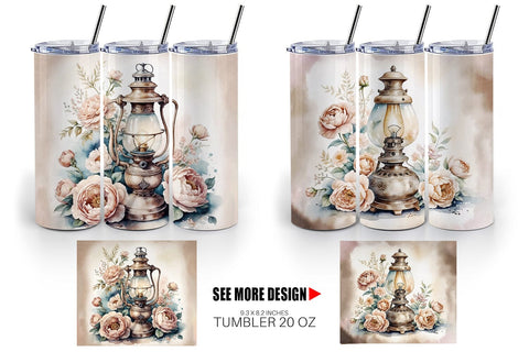 Tumbler Wrap Oil Lamp Sublimation artnoy 