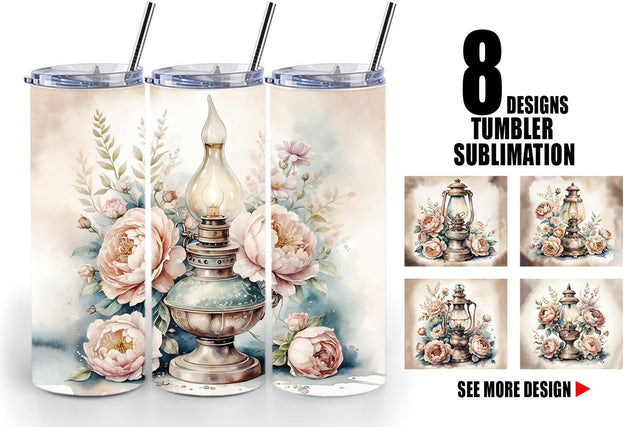 Tumbler Wrap Oil Lamp Sublimation artnoy 
