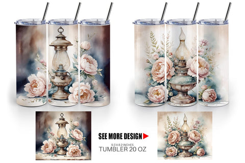 Tumbler Wrap Oil Lamp Sublimation artnoy 