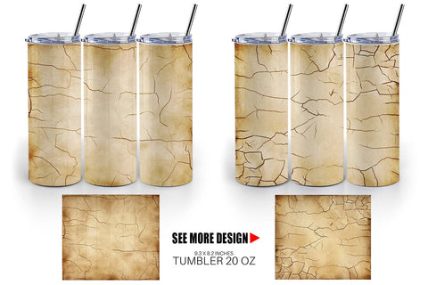 Tumbler Wrap Old Paper Sublimation artnoy 