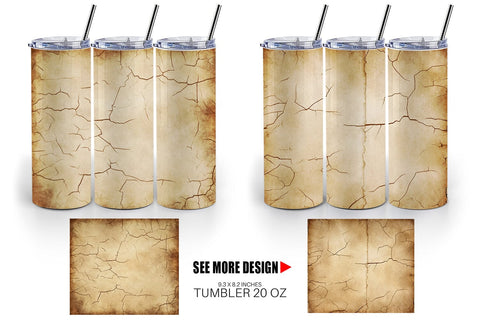 Tumbler Wrap Old Paper Sublimation artnoy 