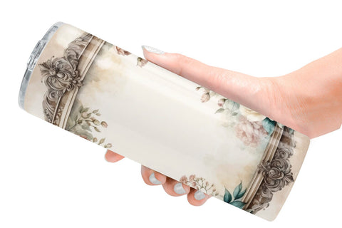 Tumbler Wrap Ornate Frame Sublimation artnoy 