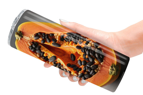 Tumbler Wrap Papaya fruit Sublimation artnoy 