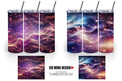 Tumbler Wrap Particles Light Sublimation artnoy 