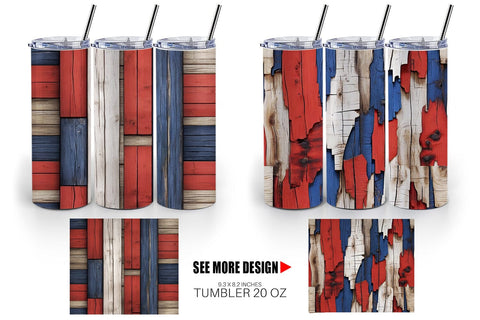 Tumbler Wrap Patriot Day Wood Texture Sublimation artnoy 