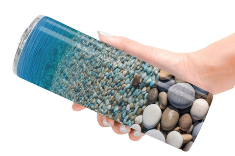 Tumbler Wrap Pebbles and Water Sublimation artnoy 