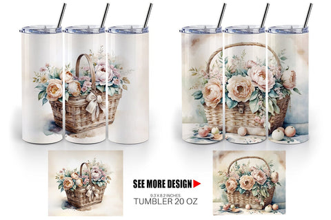 Tumbler Wrap Picnic Basket Sublimation artnoy 