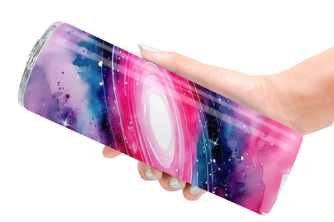 Tumbler Wrap Pink Galaxy Sublimation artnoy 