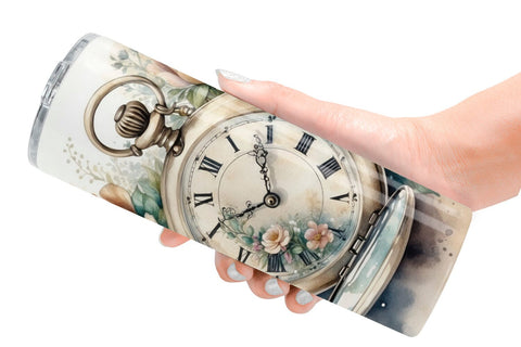 Tumbler Wrap Pocket Watch Sublimation artnoy 