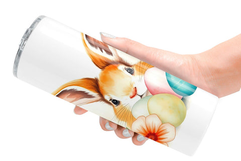Tumbler Wrap Rabbit Peeking Sublimation artnoy 