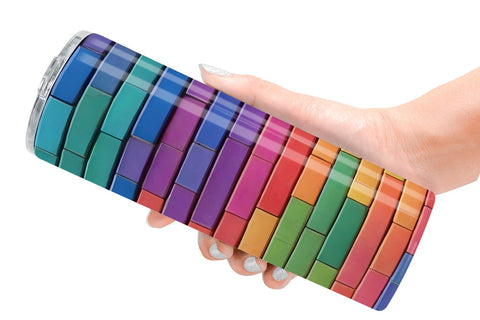 Tumbler Wrap Rainbow Brick Texture Sublimation artnoy 