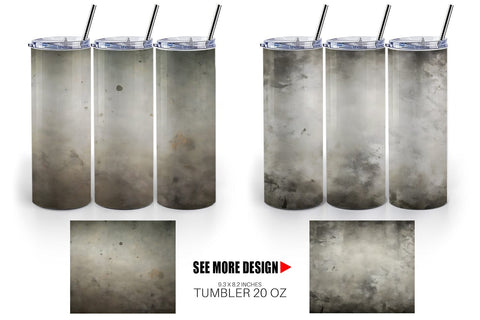 Tumbler Wrap Rough Dirty Grunge Texture Sublimation artnoy 