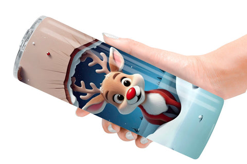 Tumbler Wrap Rudolph Sublimation artnoy 