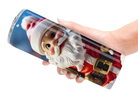 Tumbler Wrap Santa Claus Christmas Sublimation artnoy 