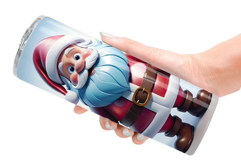 Tumbler Wrap Santa Claus Sublimation artnoy 