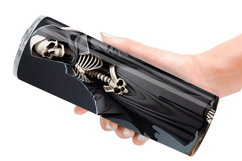 Tumbler Wrap Scary Skeleton Nun Sublimation artnoy 