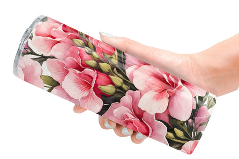 Tumbler Wrap Snapdragon Pattern Sublimation artnoy 