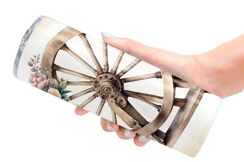 Tumbler Wrap Spinning Wheel Sublimation artnoy 