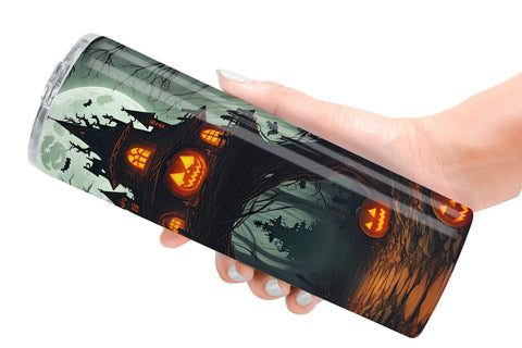 Tumbler Wrap Spooky Forest Halloween Sublimation artnoy 