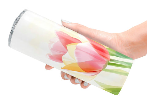 Tumbler Wrap Spring Tulips Sublimation artnoy 