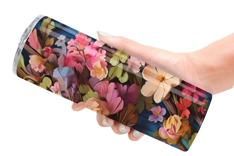 Tumbler Wrap Spring Wooden Fence Sublimation artnoy 