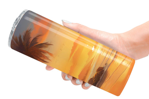 Tumbler Wrap Summer Sunset Sublimation artnoy 