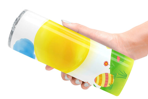 Tumbler Wrap Sunny Sky with Easter Sublimation artnoy 