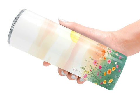Tumbler Wrap Sunrise Meadow Sublimation artnoy 