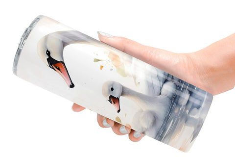 Tumbler Wrap Swans Mother Day Sublimation artnoy 
