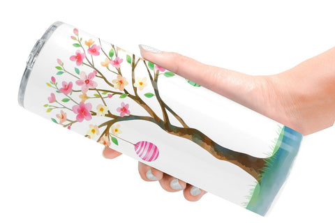 Tumbler Wrap Tree with Eggs Sublimation artnoy 
