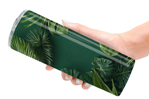 Tumbler Wrap Tropical Plants Sublimation artnoy 