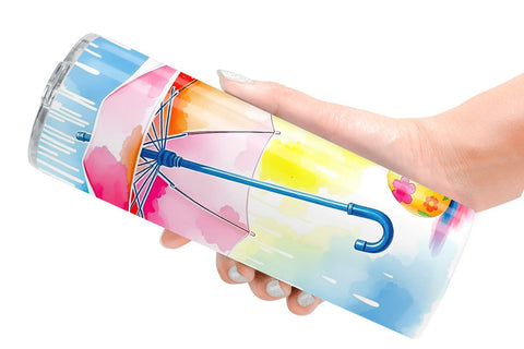 Tumbler Wrap Umbrella and Egg Sublimation artnoy 
