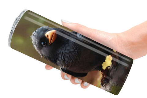 Tumbler Wrap Valentine Bird Crow Sublimation artnoy 